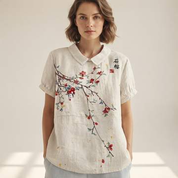 Salmah - Blusa Elegante y Fluida