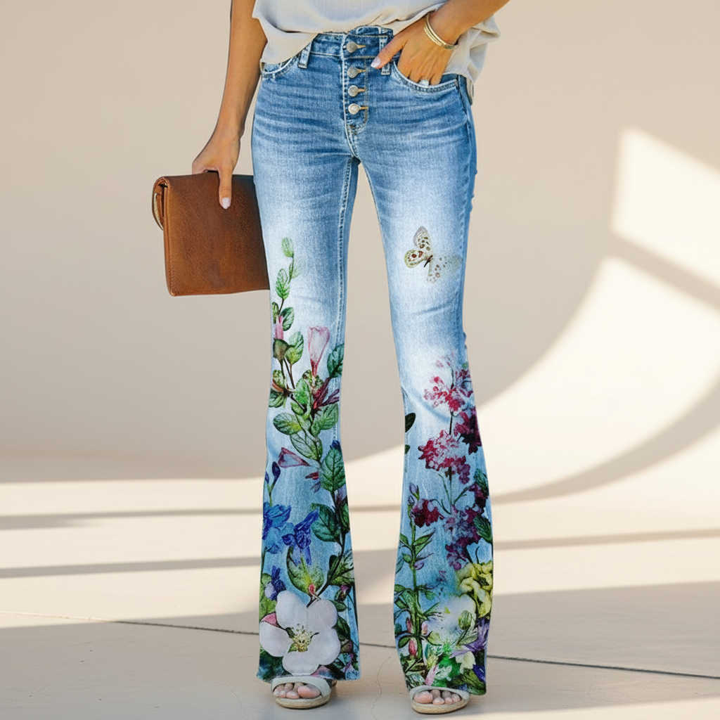 Shelby - Jeans Flowy Slim-Fit