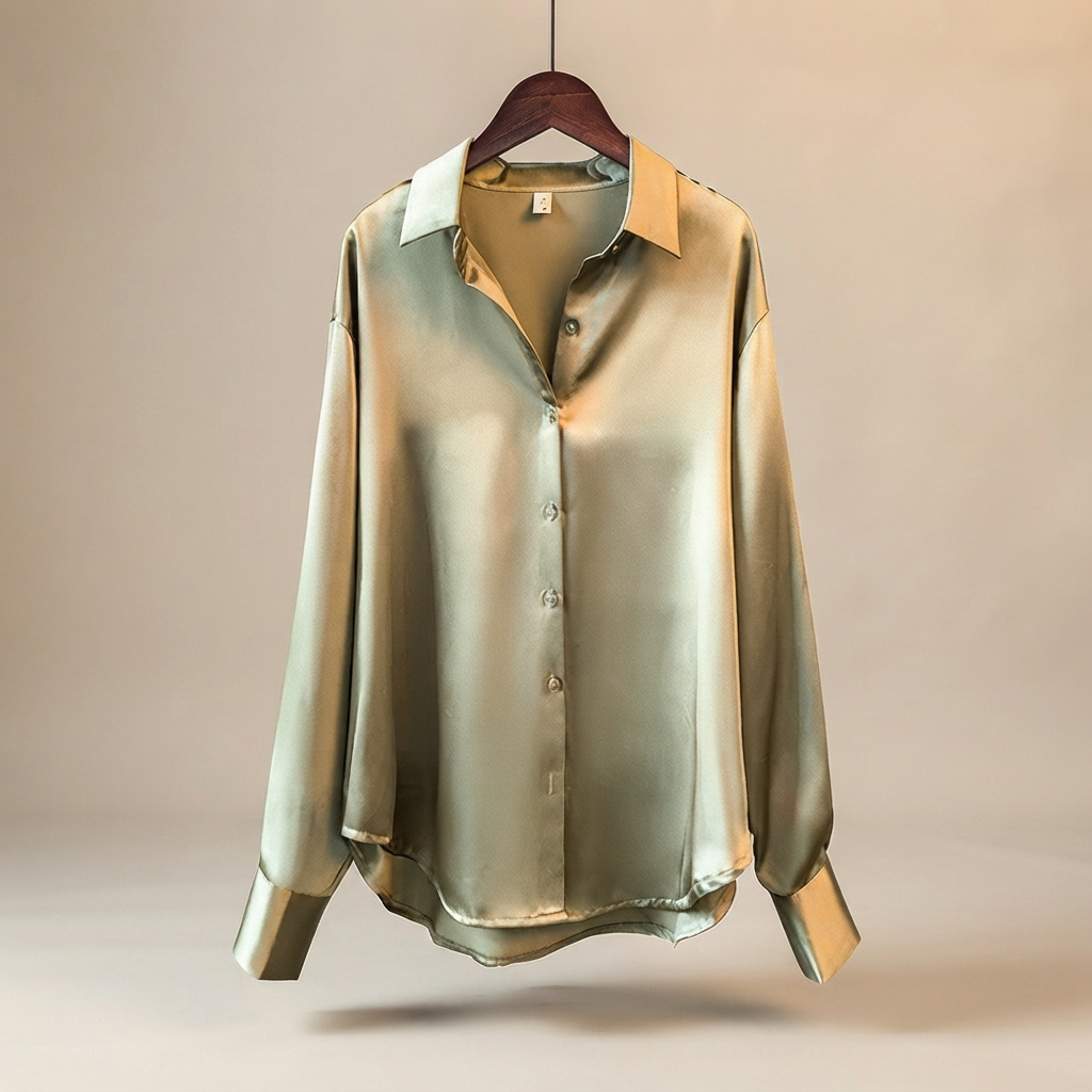 Chazzy - Blusa Casual Brillante