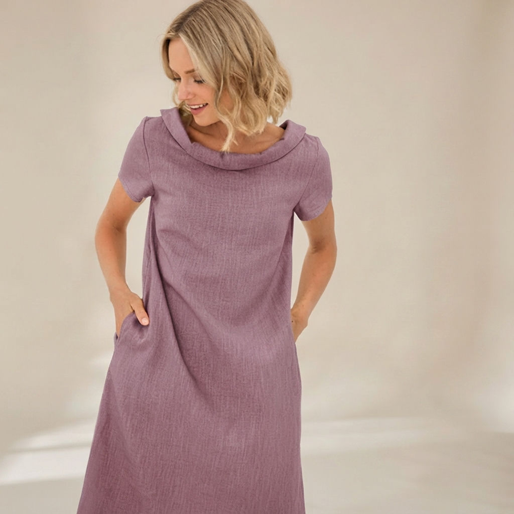 Laurette - Vestido Casual de Corte Suelto