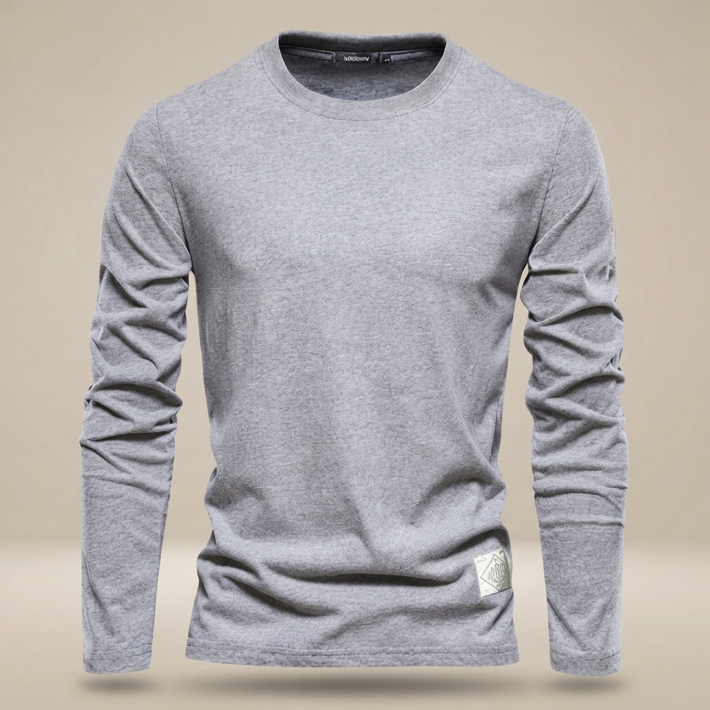 Nelson - Camiseta Casual con Cuello Redondo
