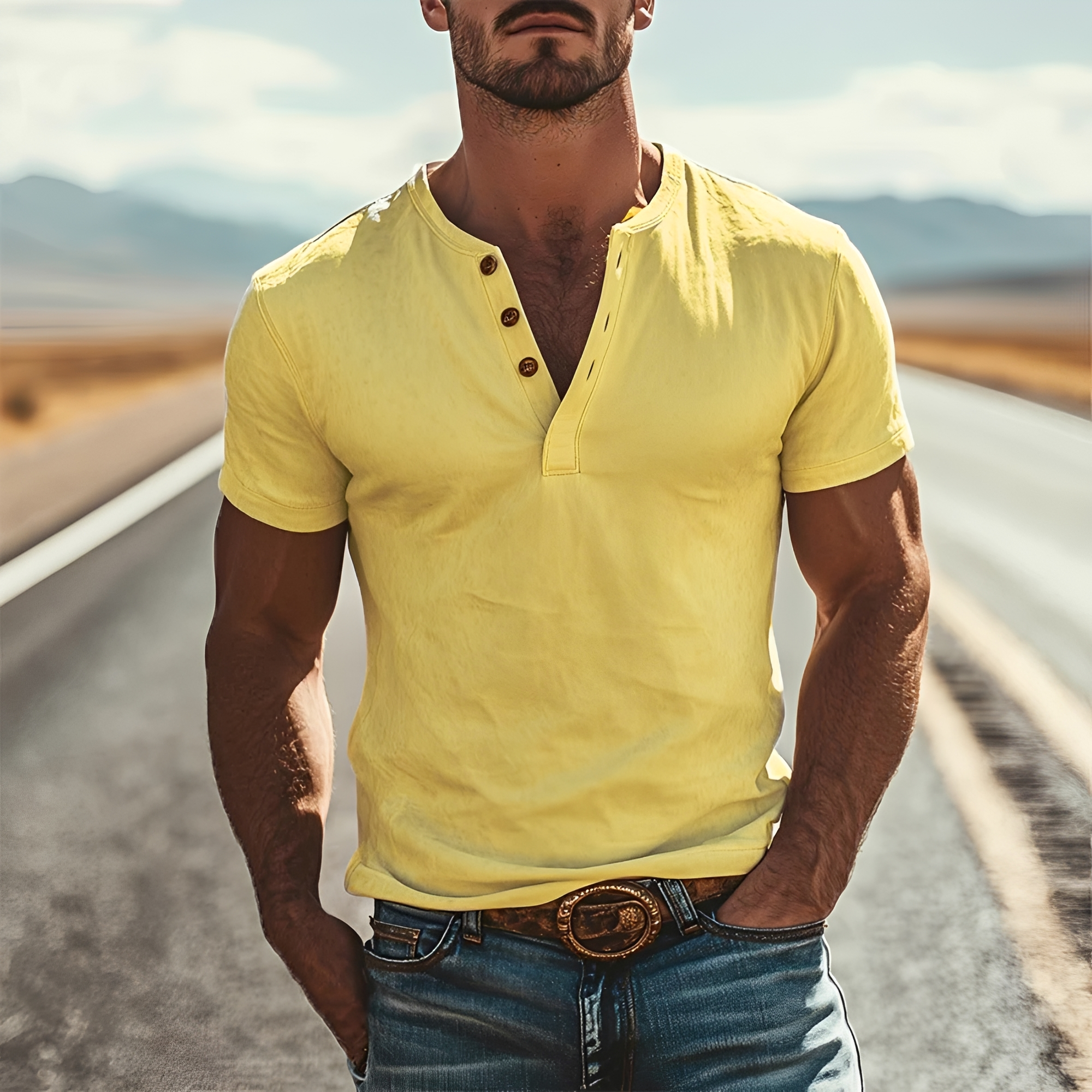 Daniel - Camisa Clásica de Manga Corta