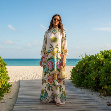 Kymbrea - Vestido Maxi Suelto y con Estilo