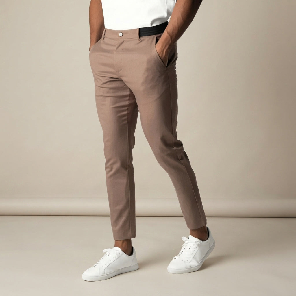 Benyamin - Pantalones Casual de Corte Ajustado