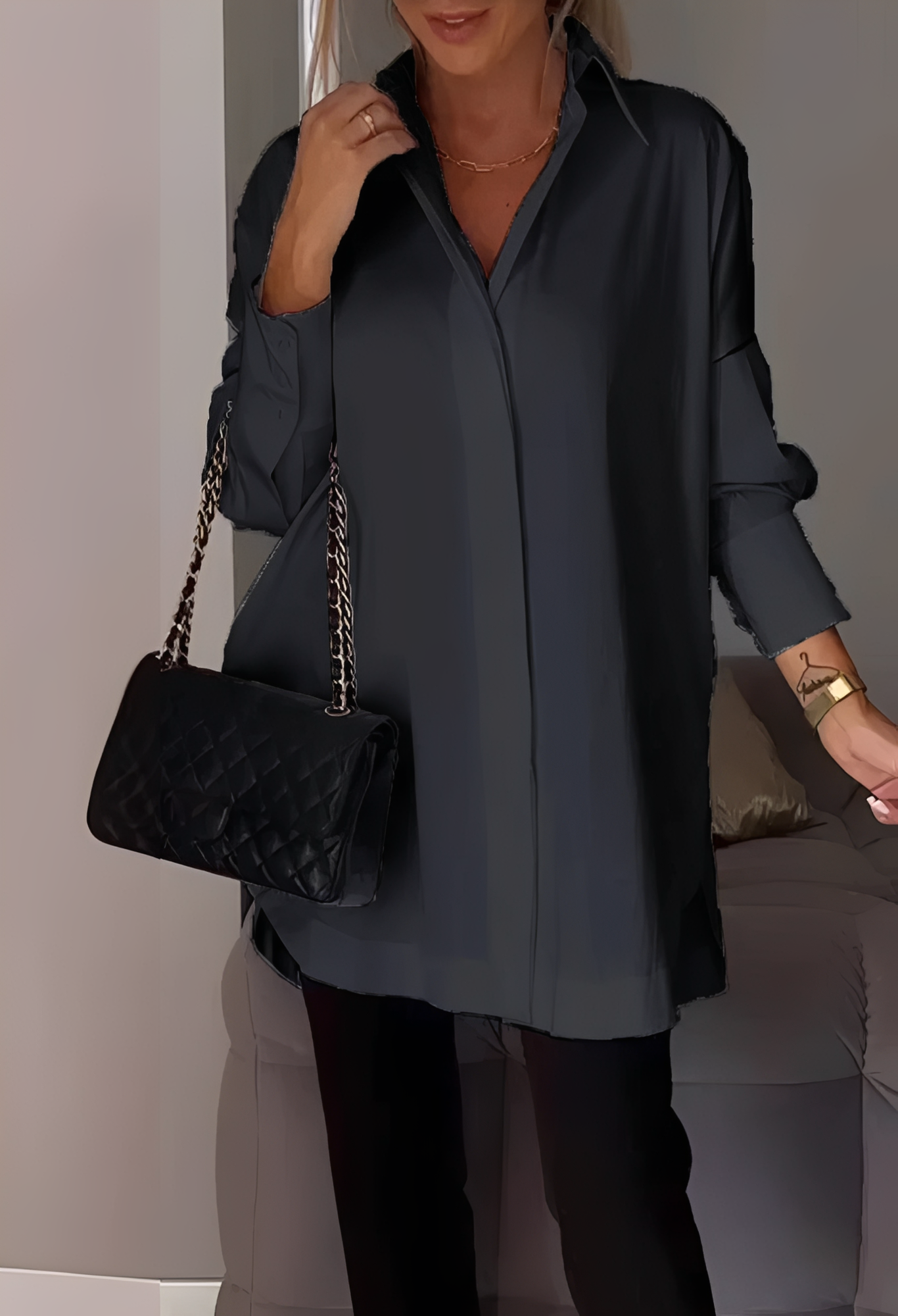 Lauren - Camisa Elegante de Manga Larga