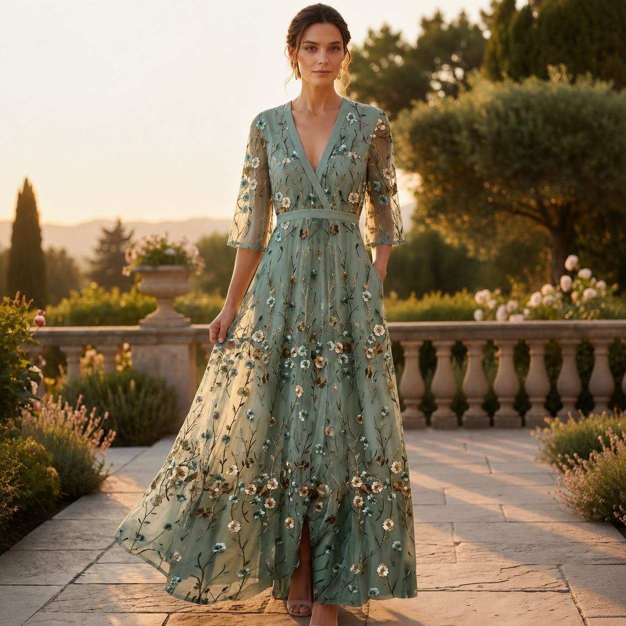 Florence - Vestido Maxi Elegante y Fluido
