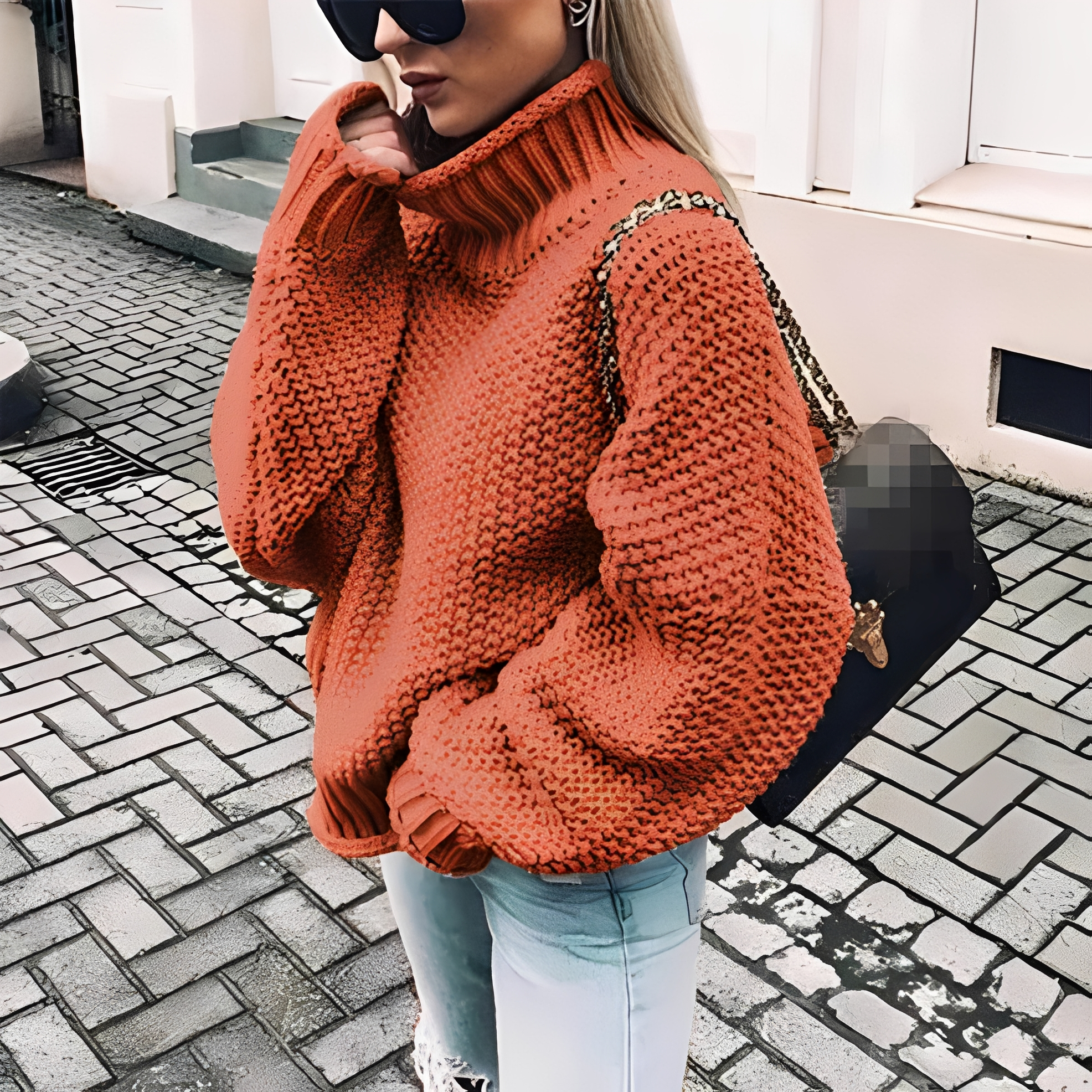 Brooke - Suéter de cuello alto acogedor