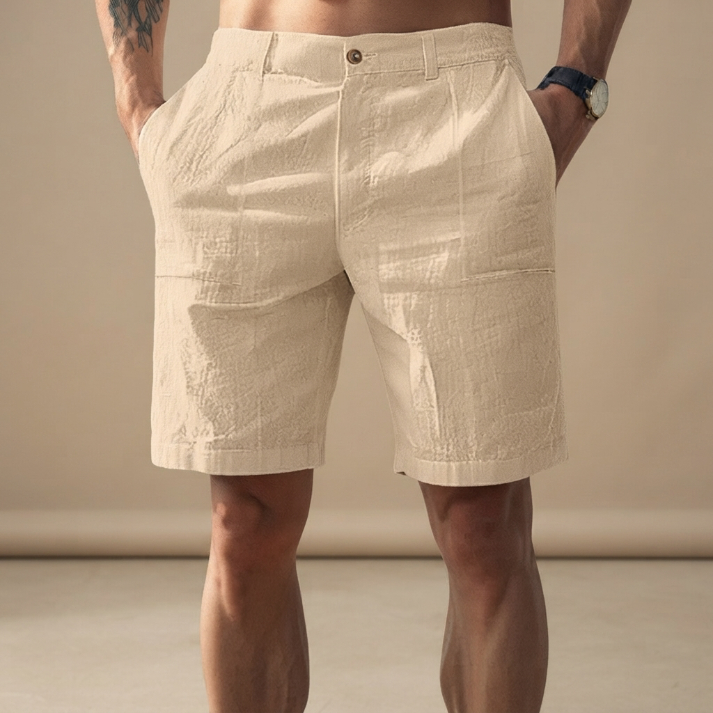 Mike - Pantalones Cortos Rectos Casuales