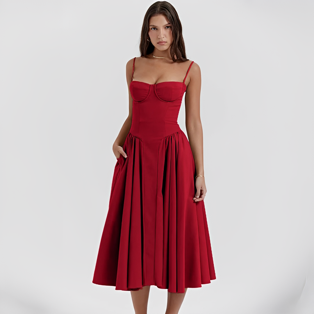Michaela - Vestido Midi Elegante y Chic
