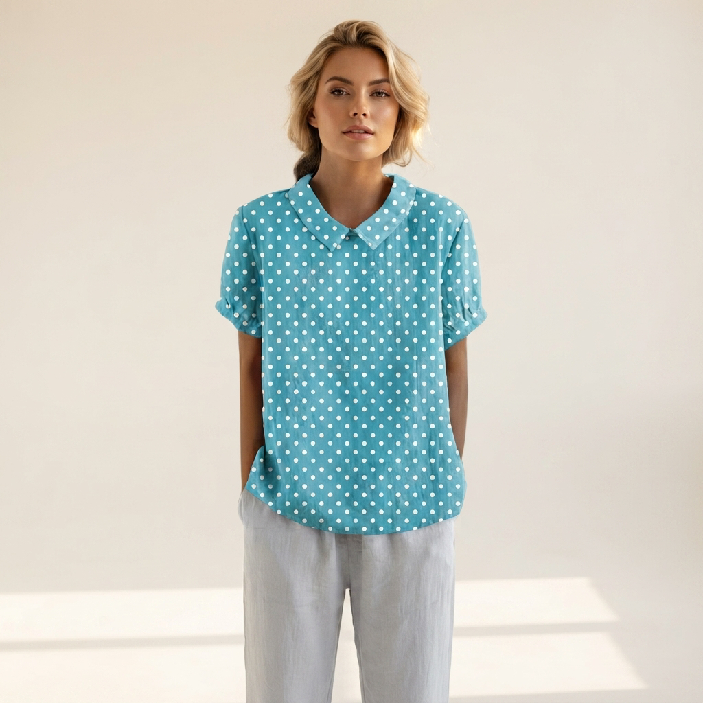 Salmah - Blusa Elegante y Fluida