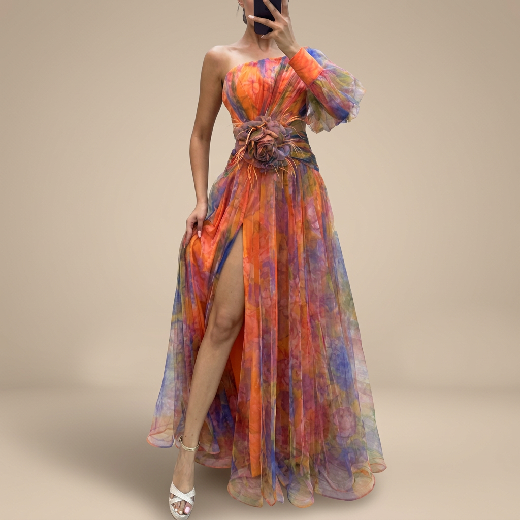 Dianna - Vestido Maxi de Tul Encantador