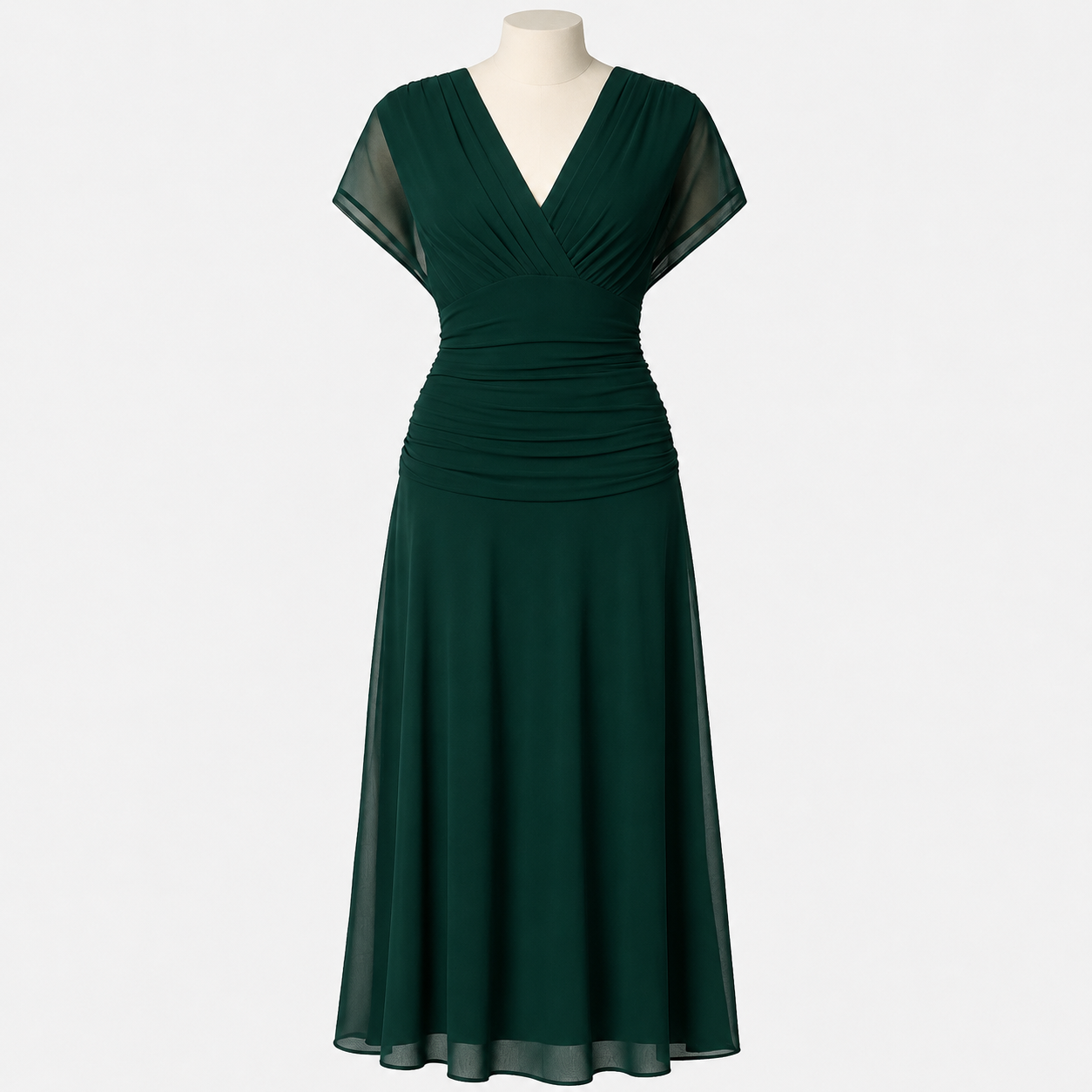 Devanta - Vestido Sofisticado con Escote en V