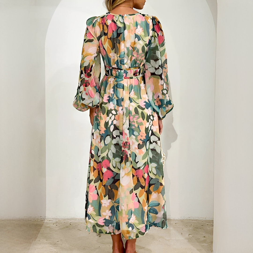 Kiara - Vestido Elegante de Manga Larga y Suelto