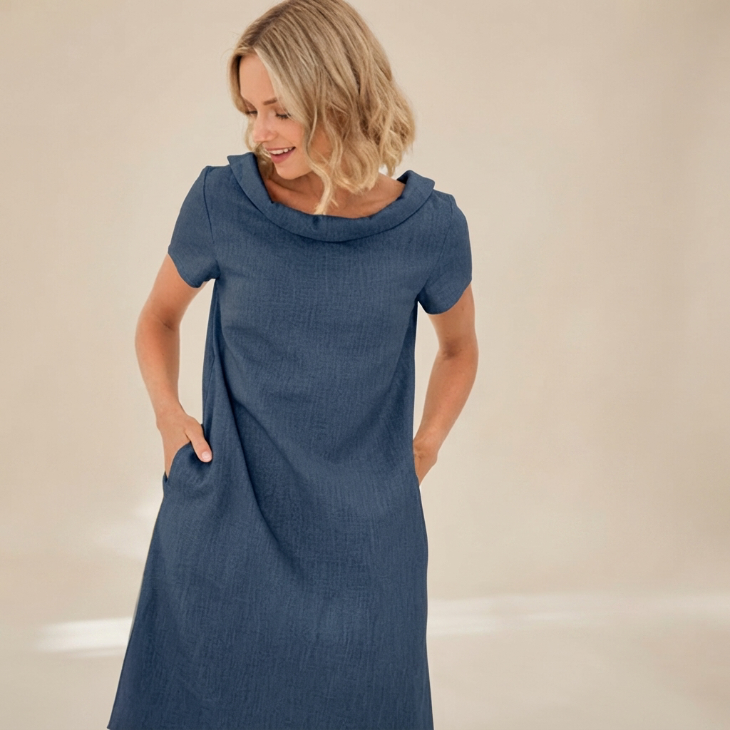 Laurette - Vestido Casual de Corte Suelto