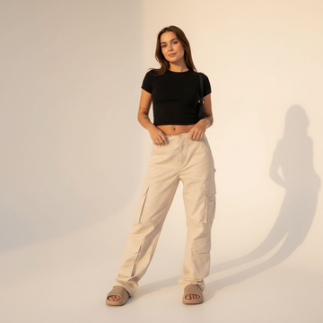 Kamley - Pantalones Cargo de Corte Suelto y Estiloso