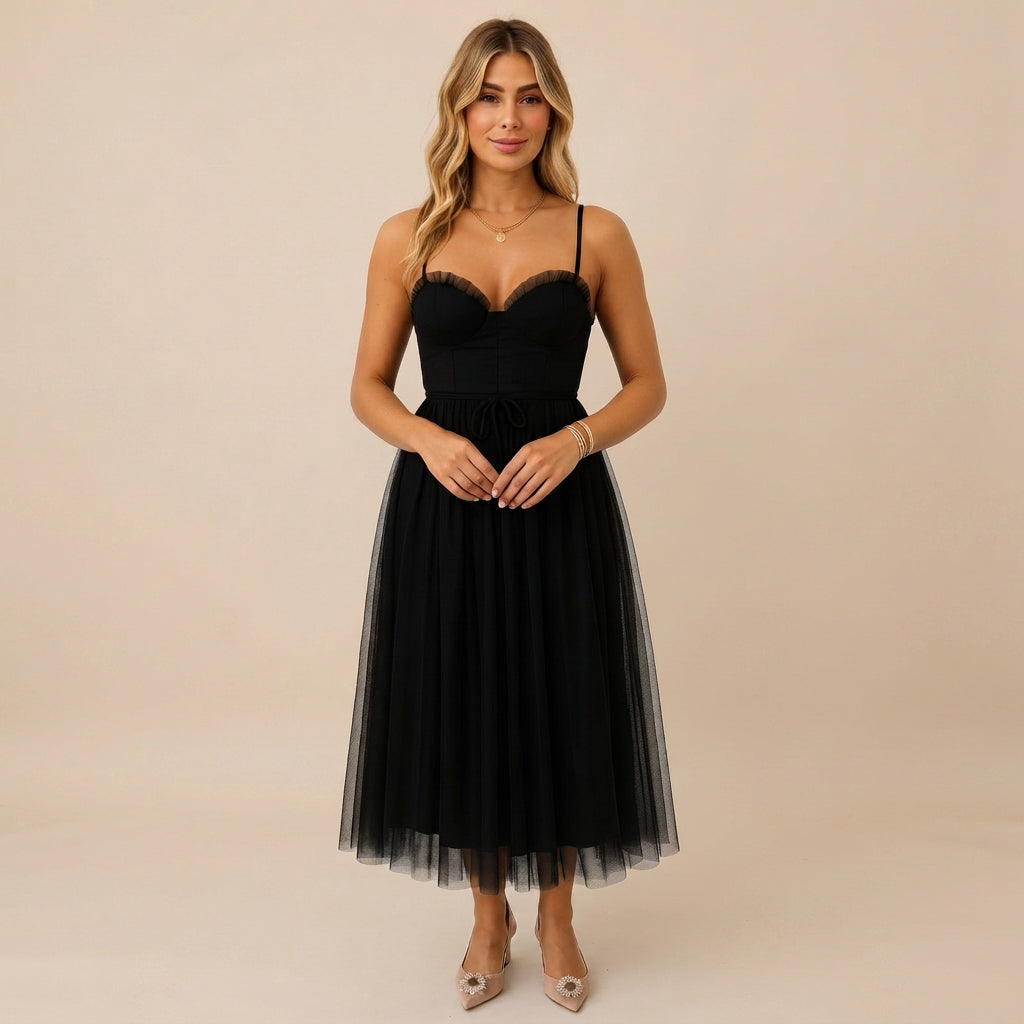 Cynthia - Vestido Midi Elegante y Chic