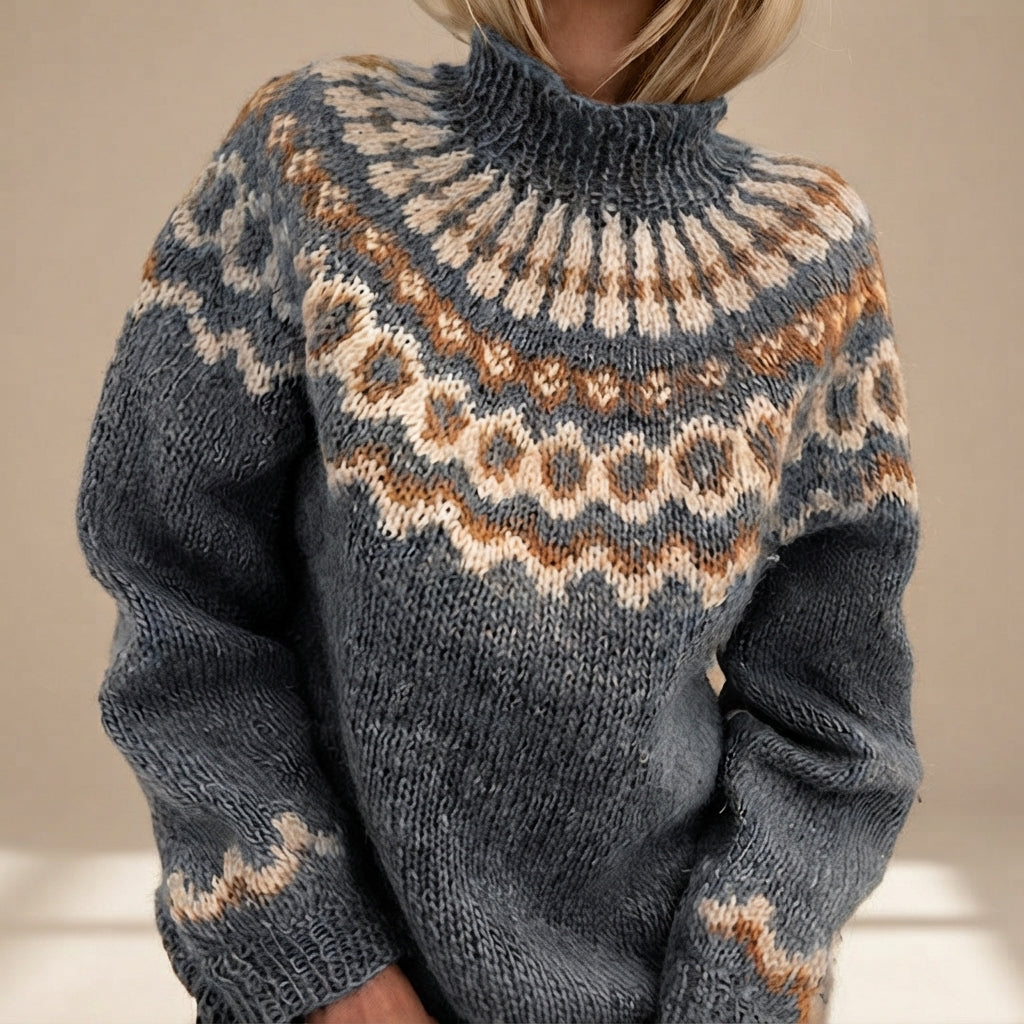 Oona - Suéter de cuello alto cálido