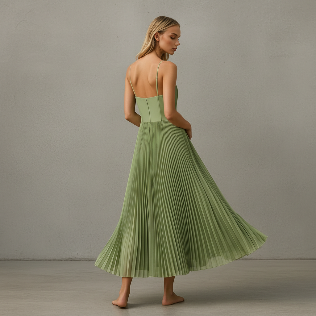 Lorelei - Elegante Vestido Sin Espalda y Sin Mangas
