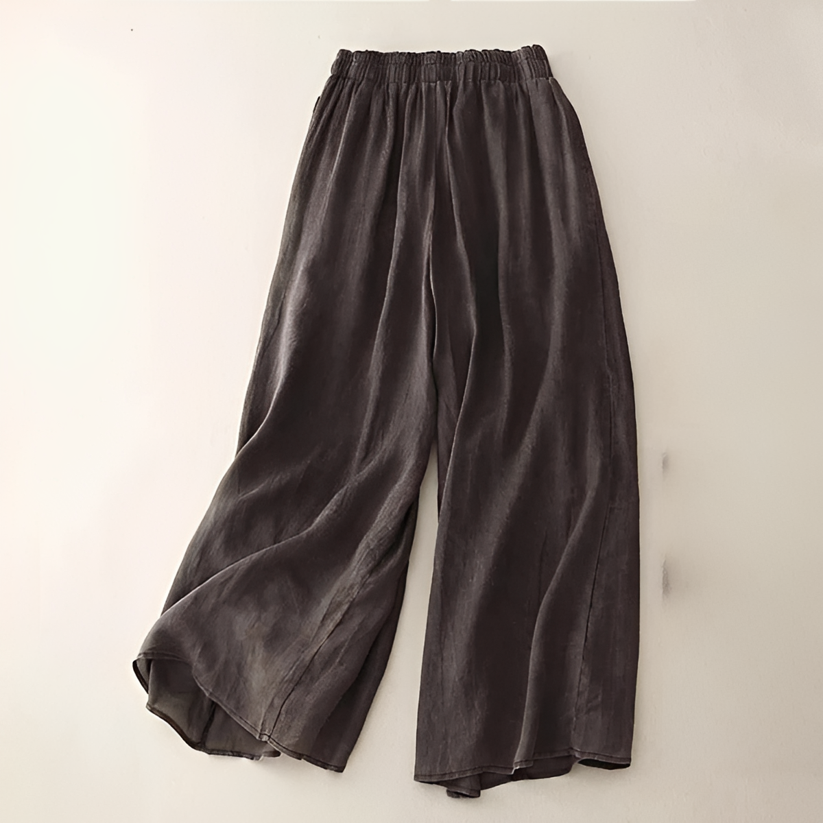 Zavina - Pantalones de Cintura Elástica y Ajuste Relajado