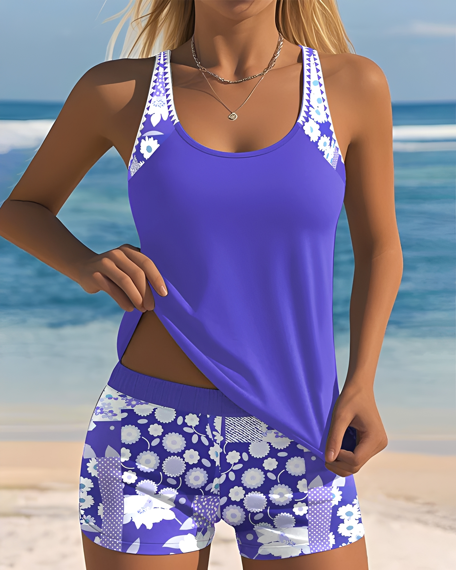 Jasmeen - Conjunto de Tankini a la Moda