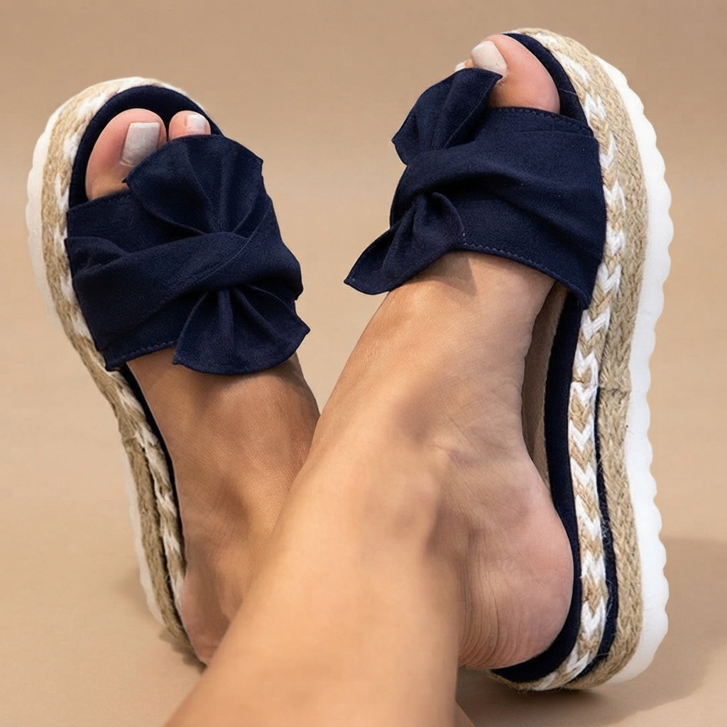 Claudia - Sandalias Elegantes con Lazo