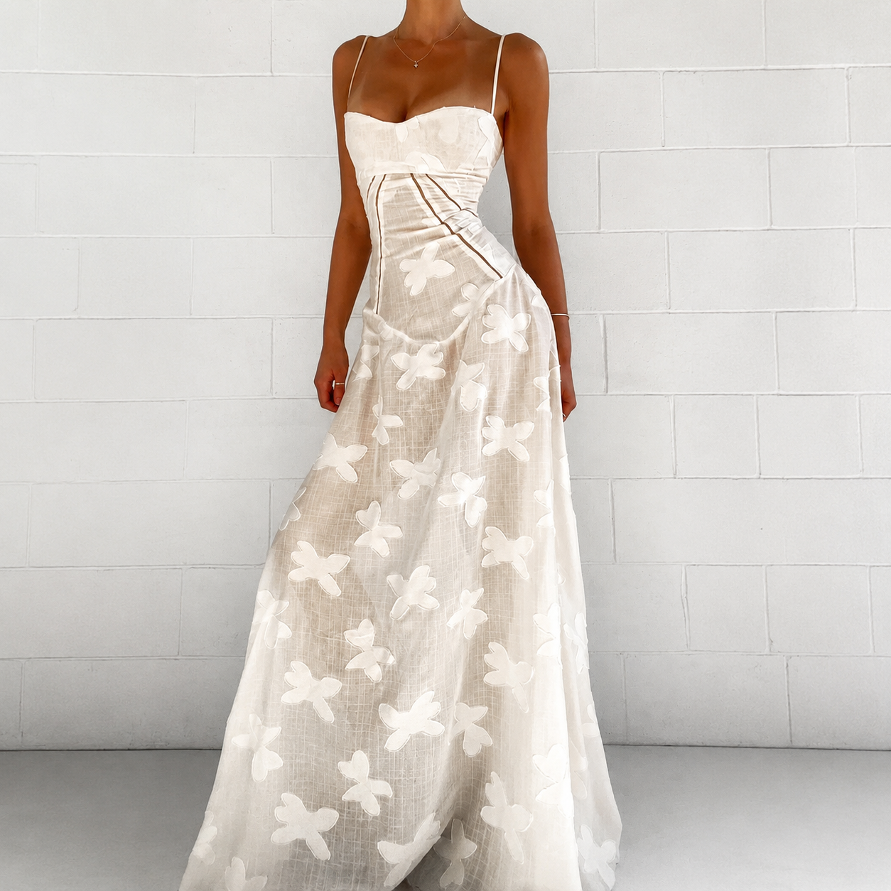 Sandra - Vestido Maxi Elegante de Corte Ajustado