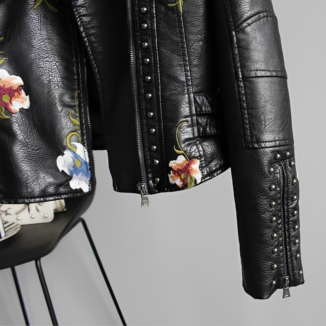 Zoey - Chaqueta Vintage Bordada