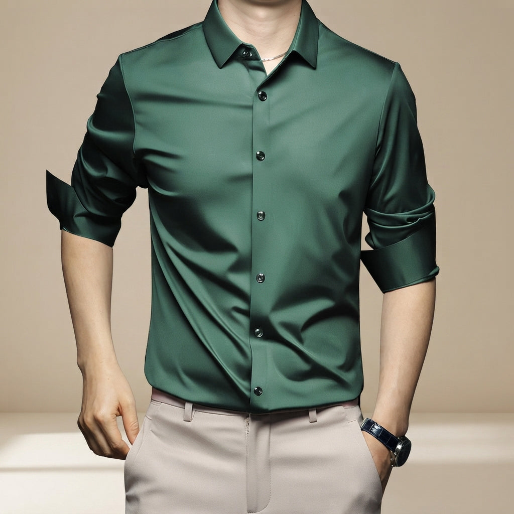 Esmaeel - Polo Casual Libre de Arrugas