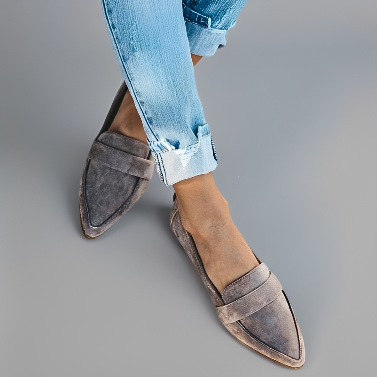 Dalanie - Zapatos Casuales de Punta