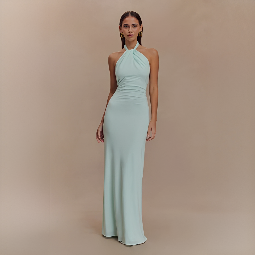 Jianna - Vestido Maxi Elegante con Halter