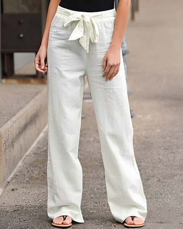 Saniyah - Pantalones con Cintura Elástica y Cordón