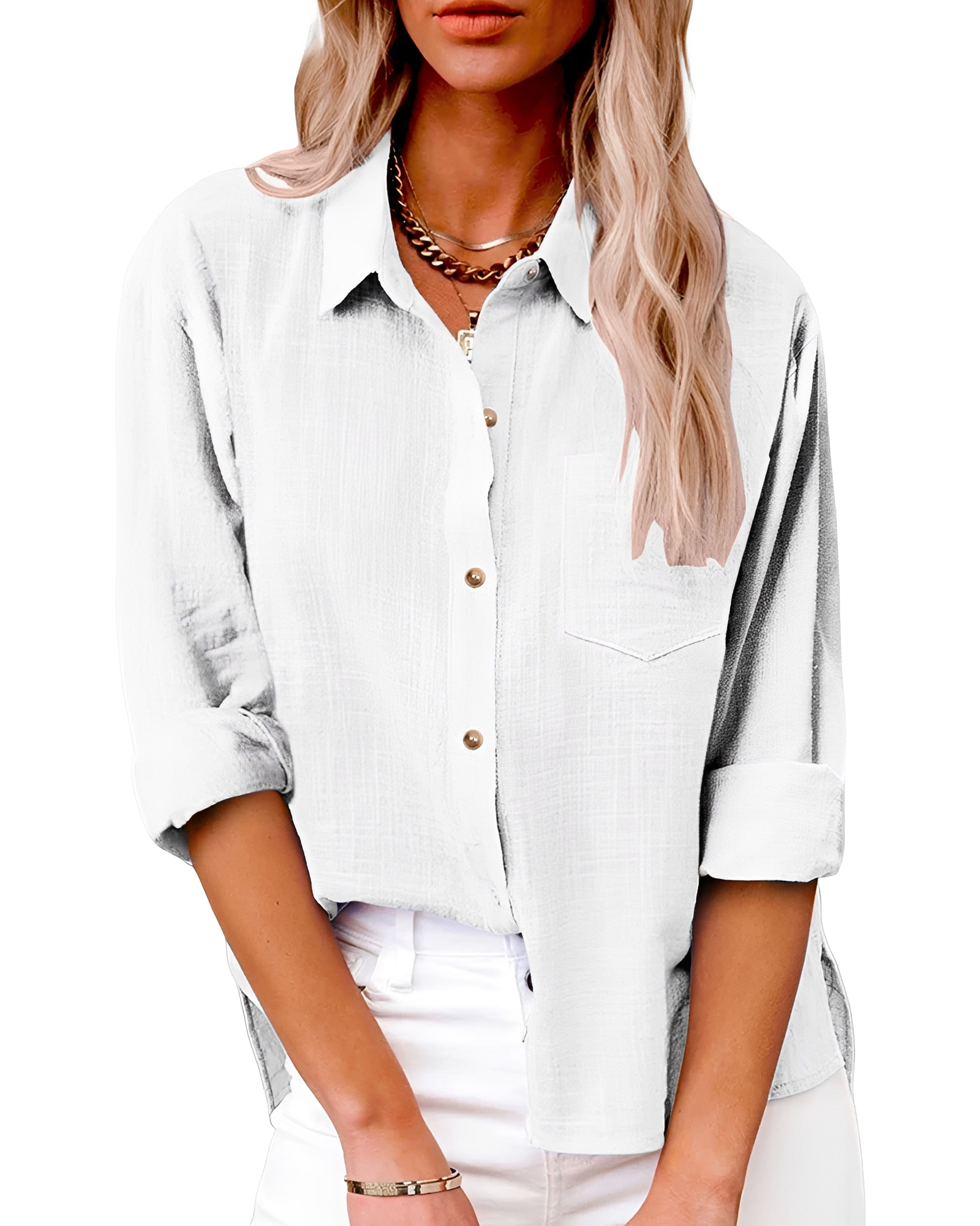 Massima - Camisa Moderna con Botones