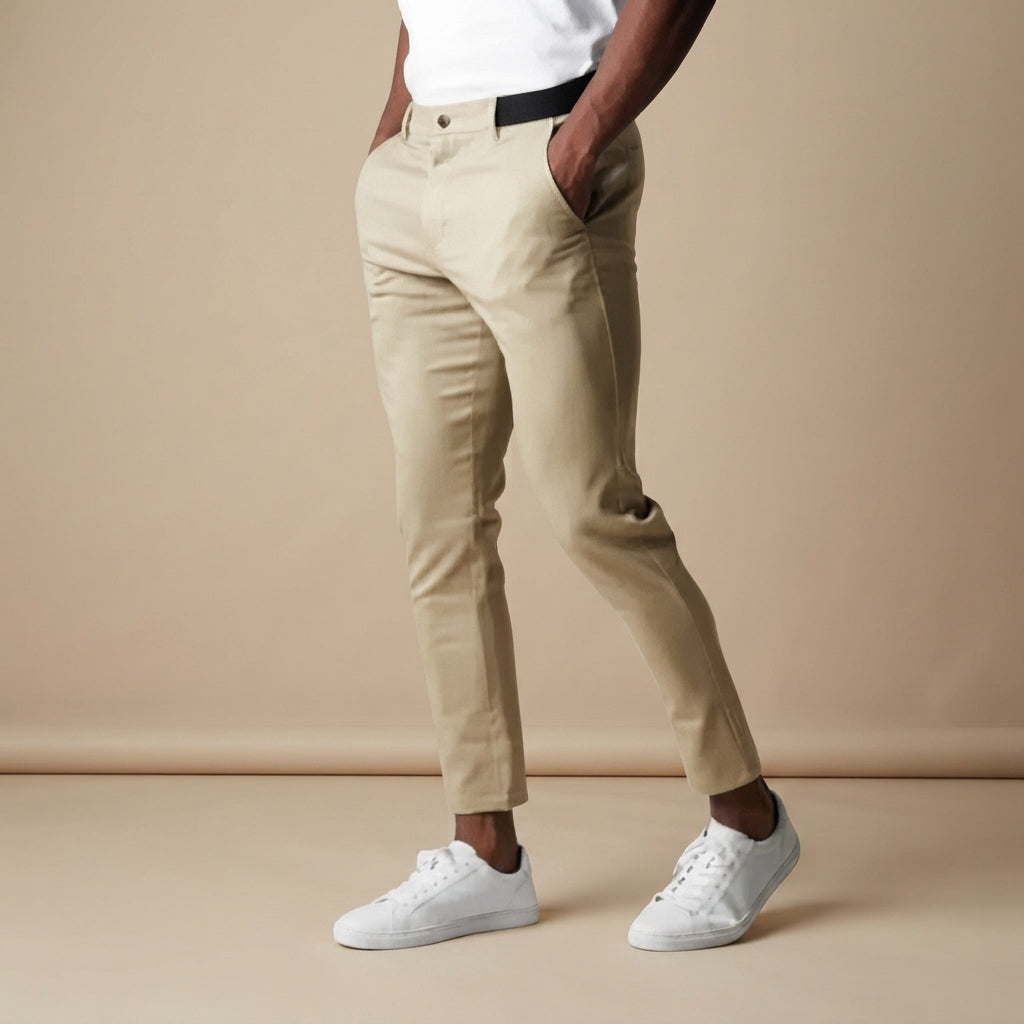 Benyamin - Pantalones Casual de Corte Ajustado
