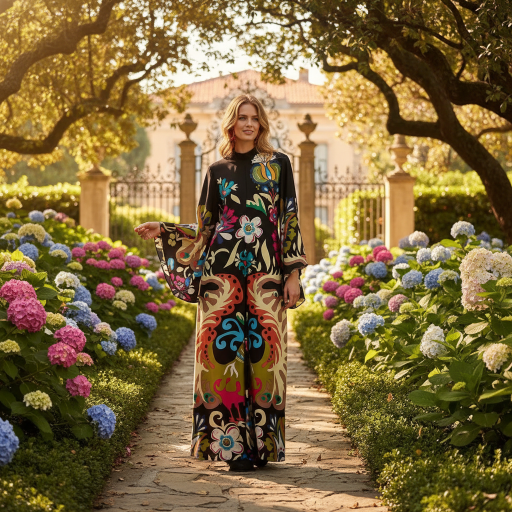Kymbrea - Vestido Maxi Suelto y con Estilo