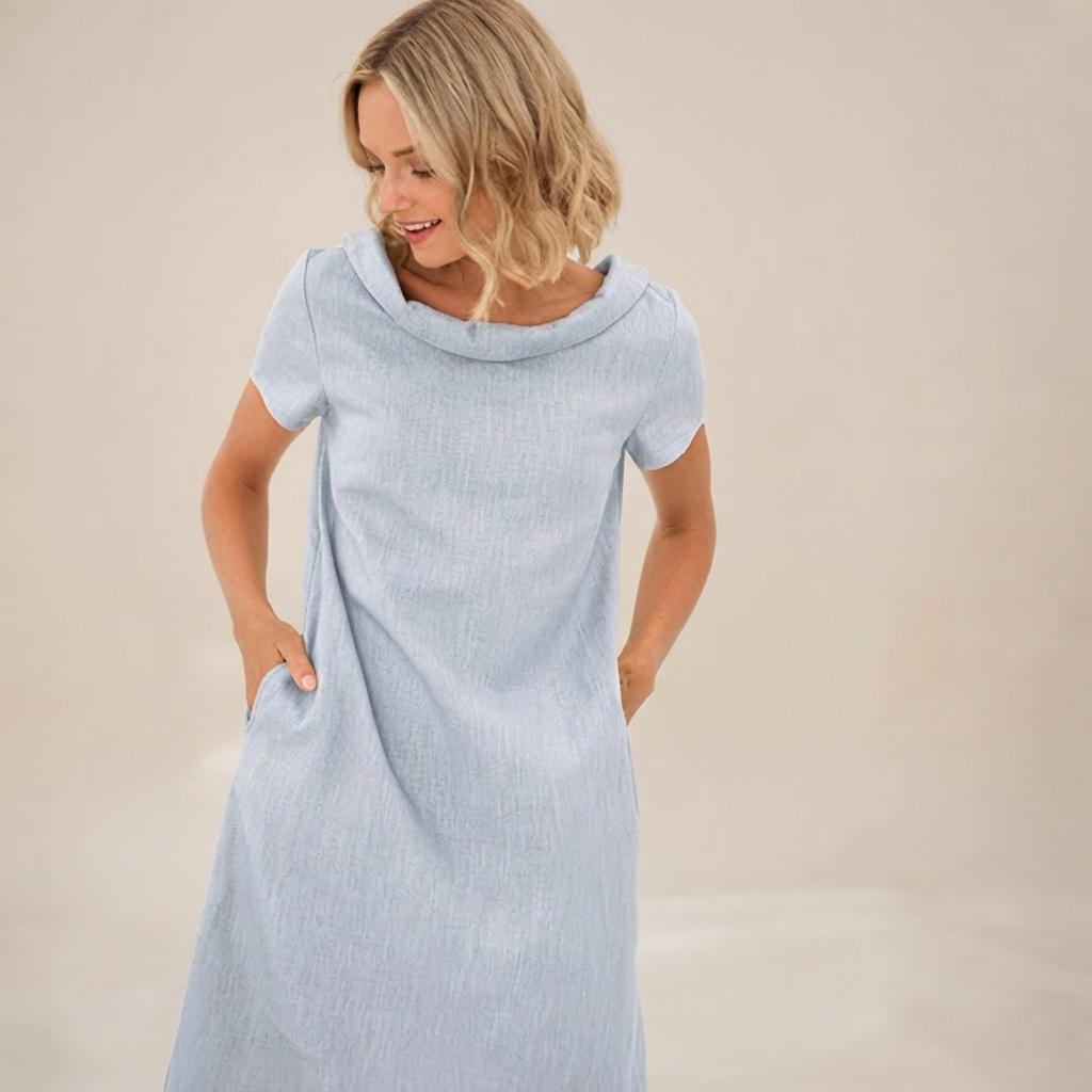 Laurette - Vestido Casual de Corte Suelto
