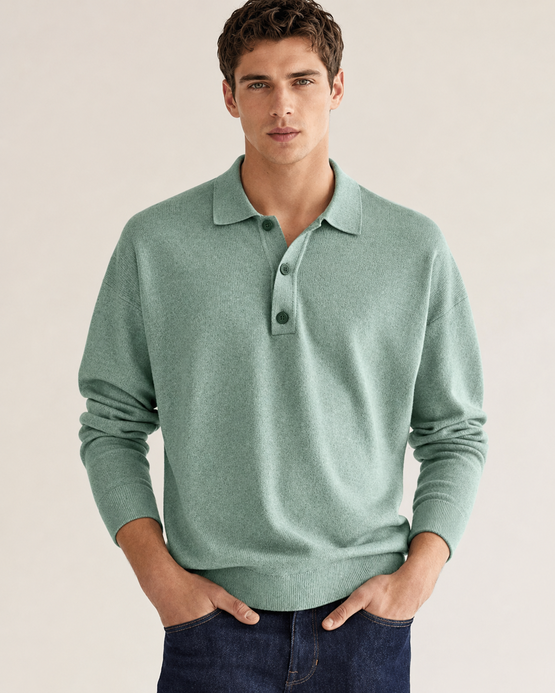 Norbert - Camisa Casual con Cuello