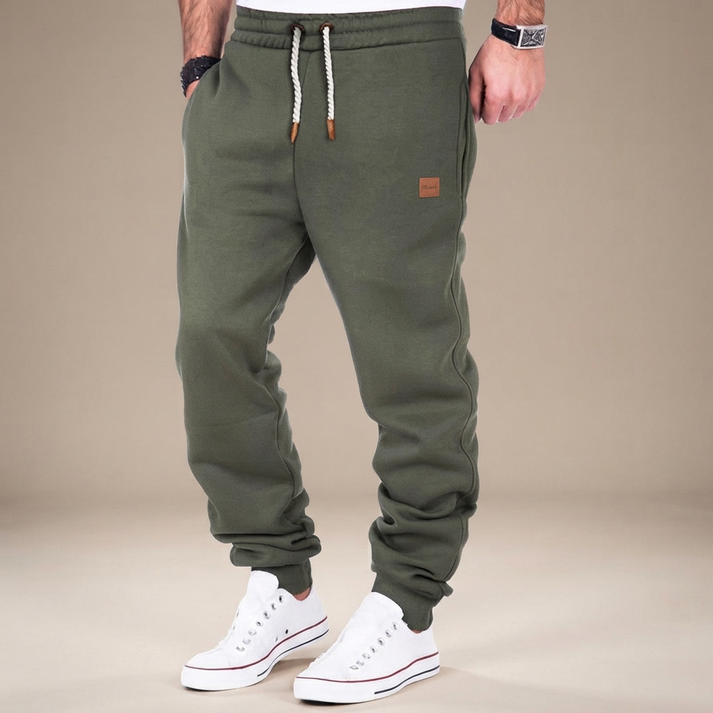 Devin - Pantalones con Cintura Elástica y Cordón