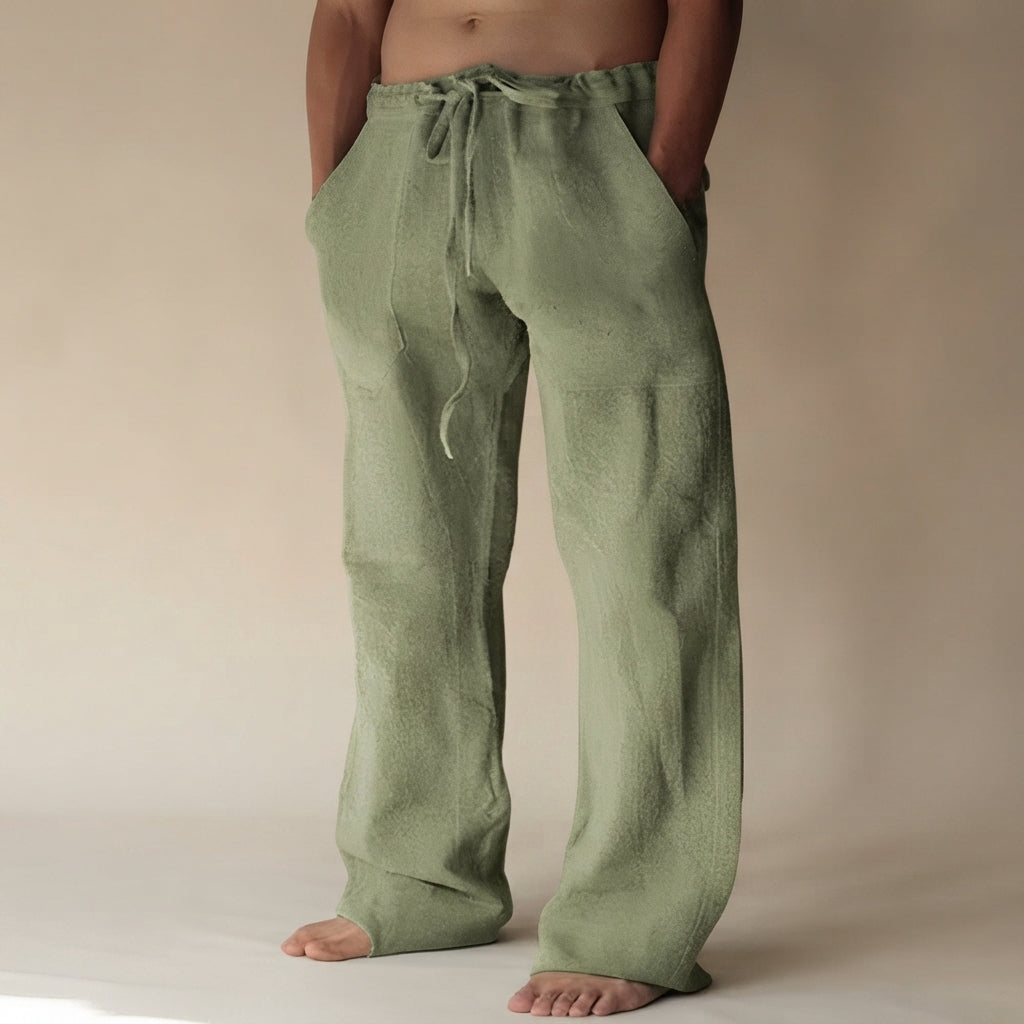 Arthur - Pantalones de pierna ancha para hombre