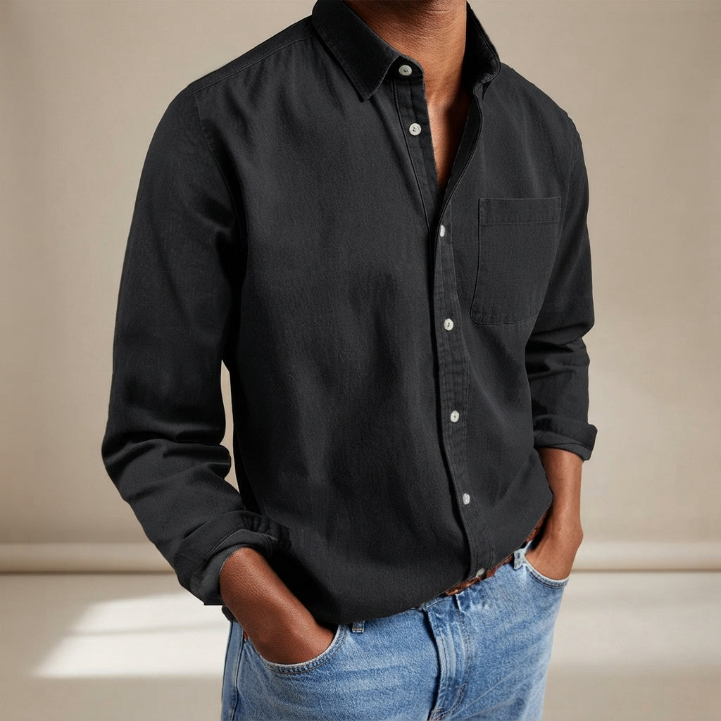Wynford - Camisa Casual con Botones