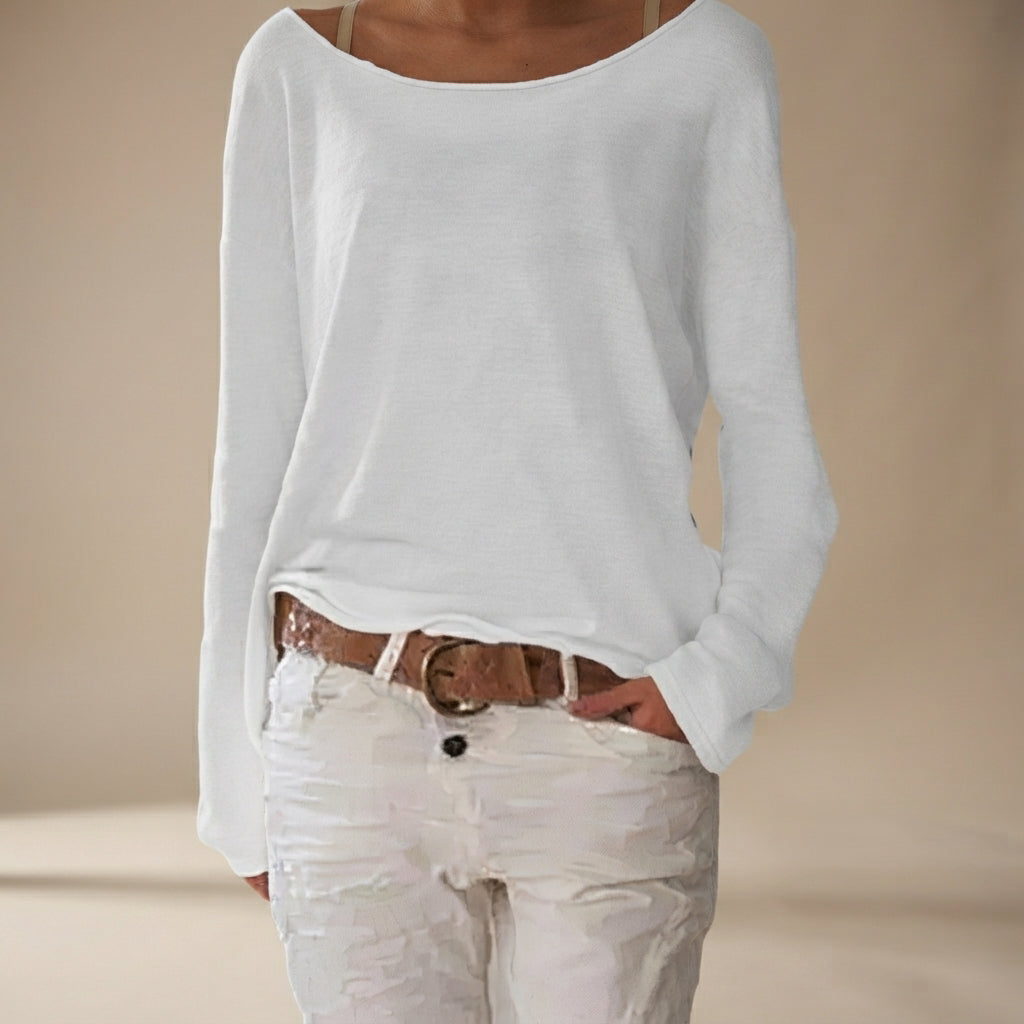 Zohreh - Camisa Casual de Corte Relajado