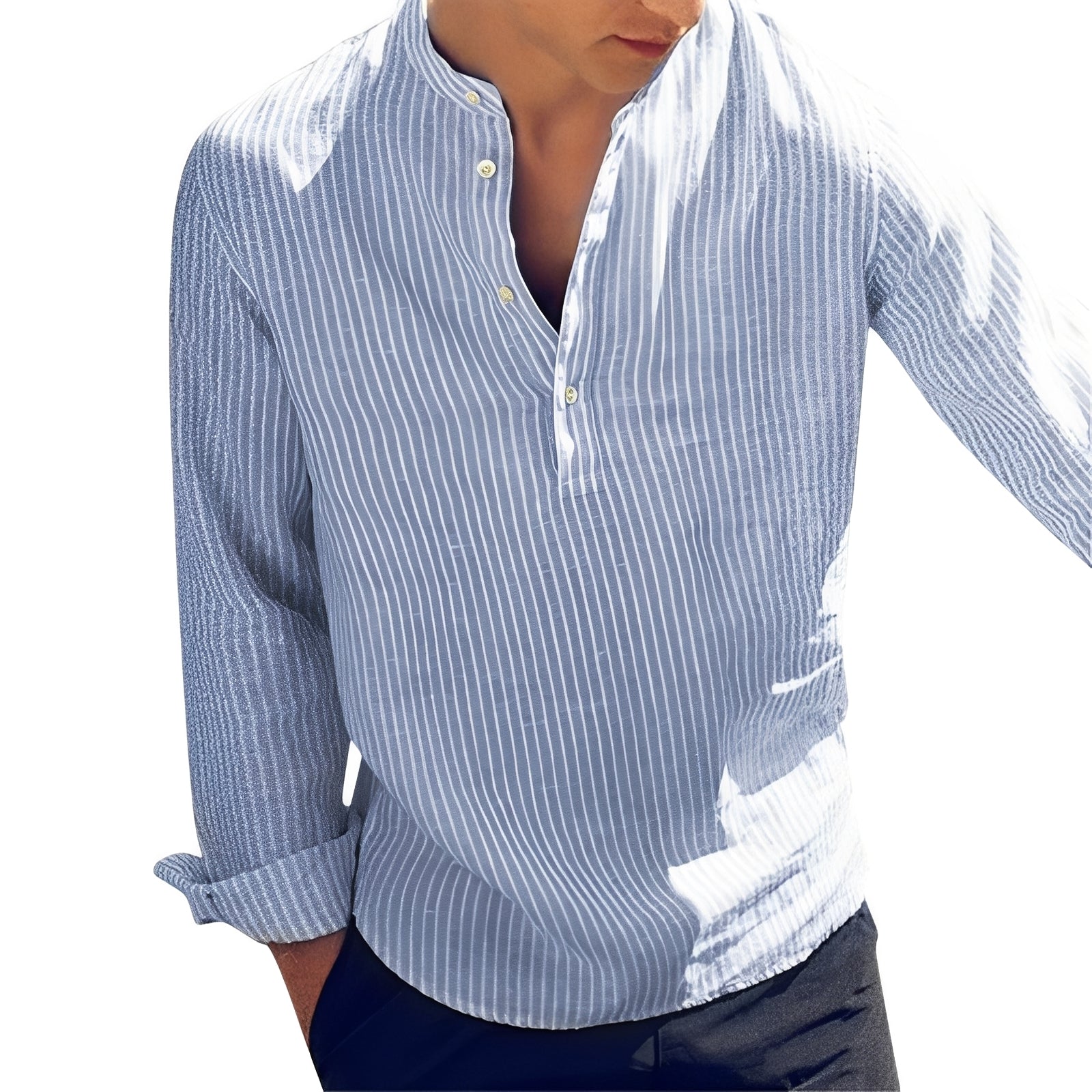 Jolwin - Camisa elegante y casual