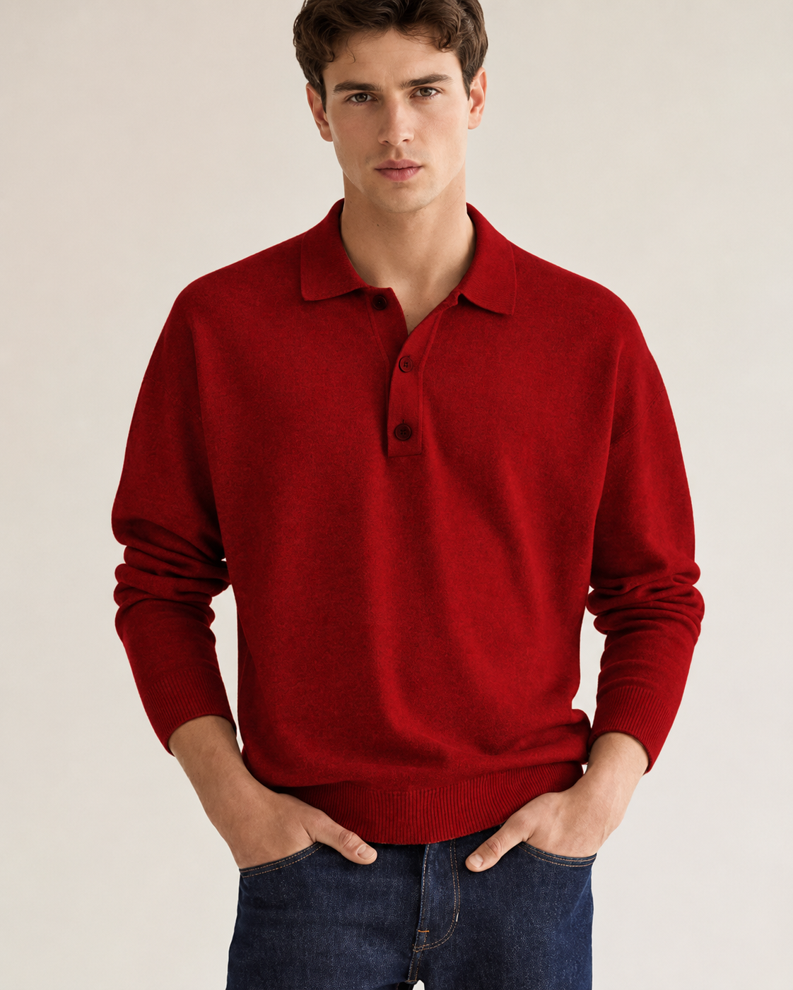 Norbert - Camisa Casual con Cuello