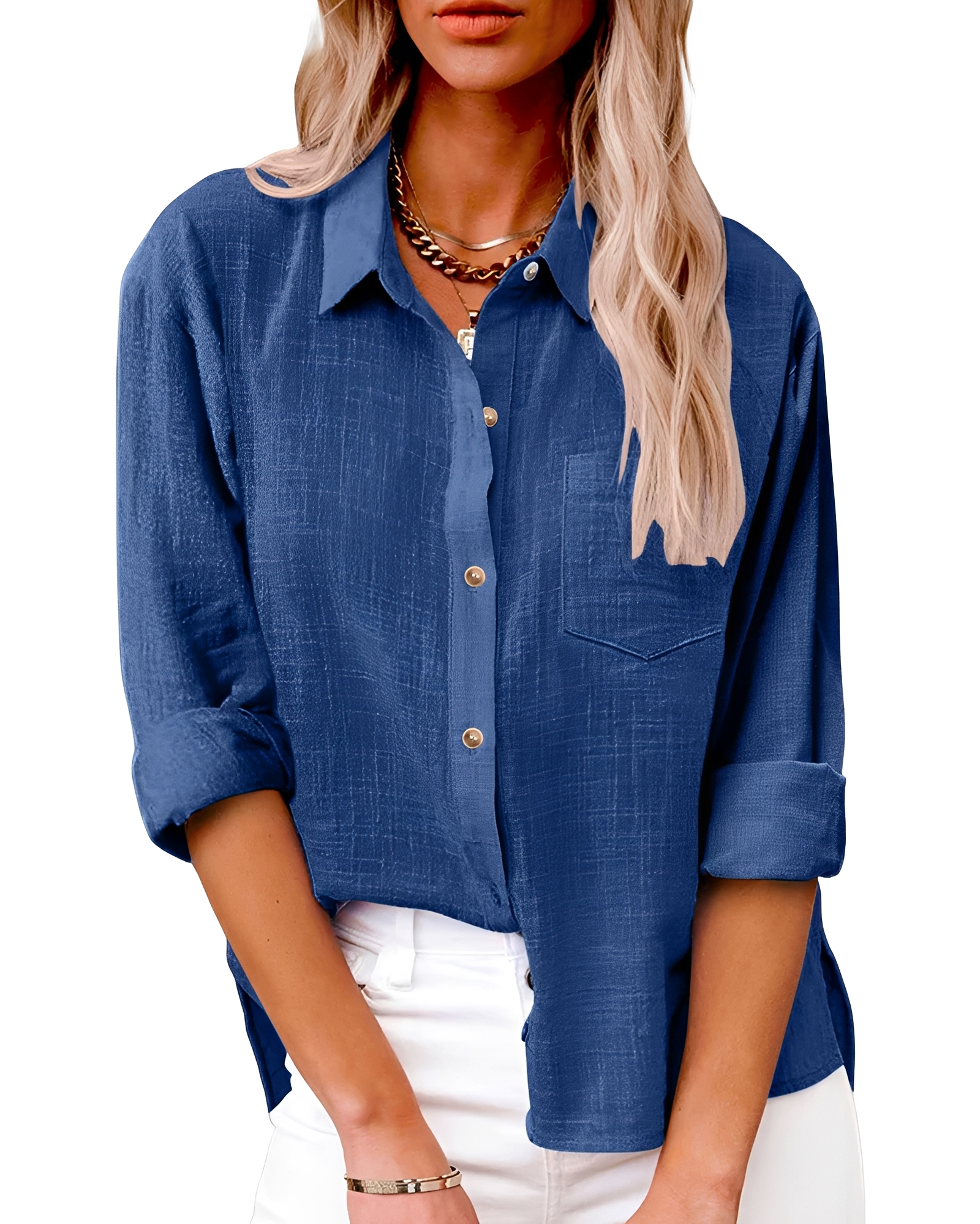 Massima - Camisa Moderna con Botones