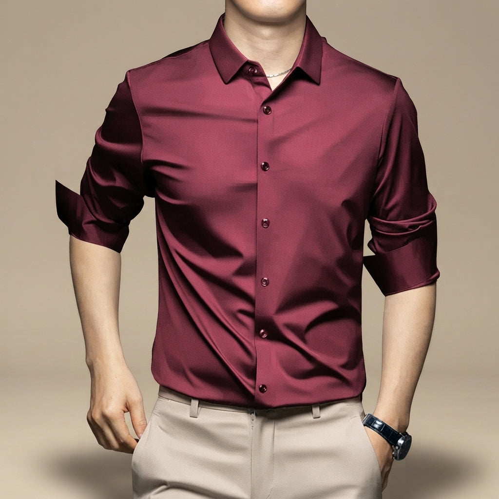 Esmaeel - Polo Casual Libre de Arrugas