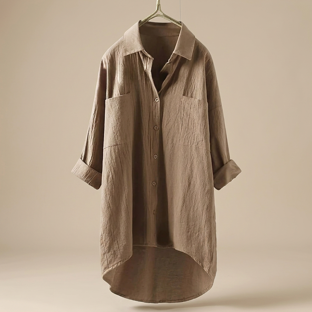 Jacient - Camisa de Botones de Corte Relajado