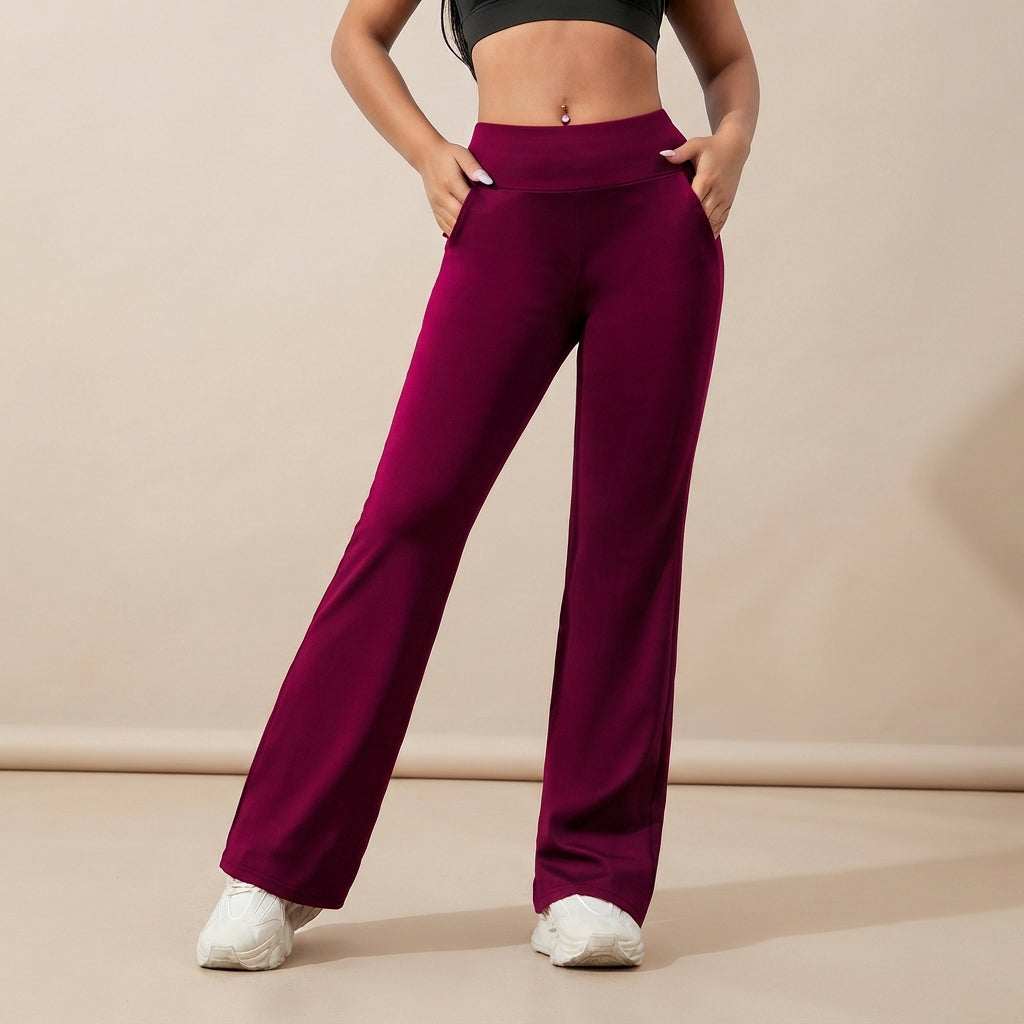 Llian - Pantalones Cómodos de Pierna Ancha