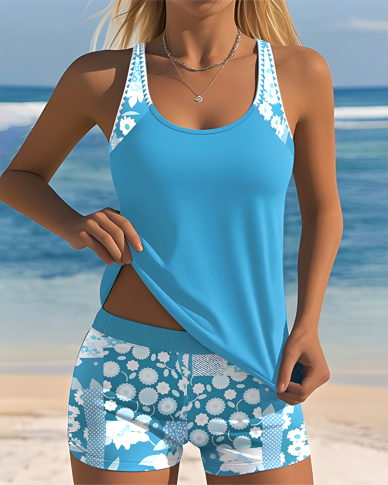 Jasmeen - Conjunto de Tankini a la Moda