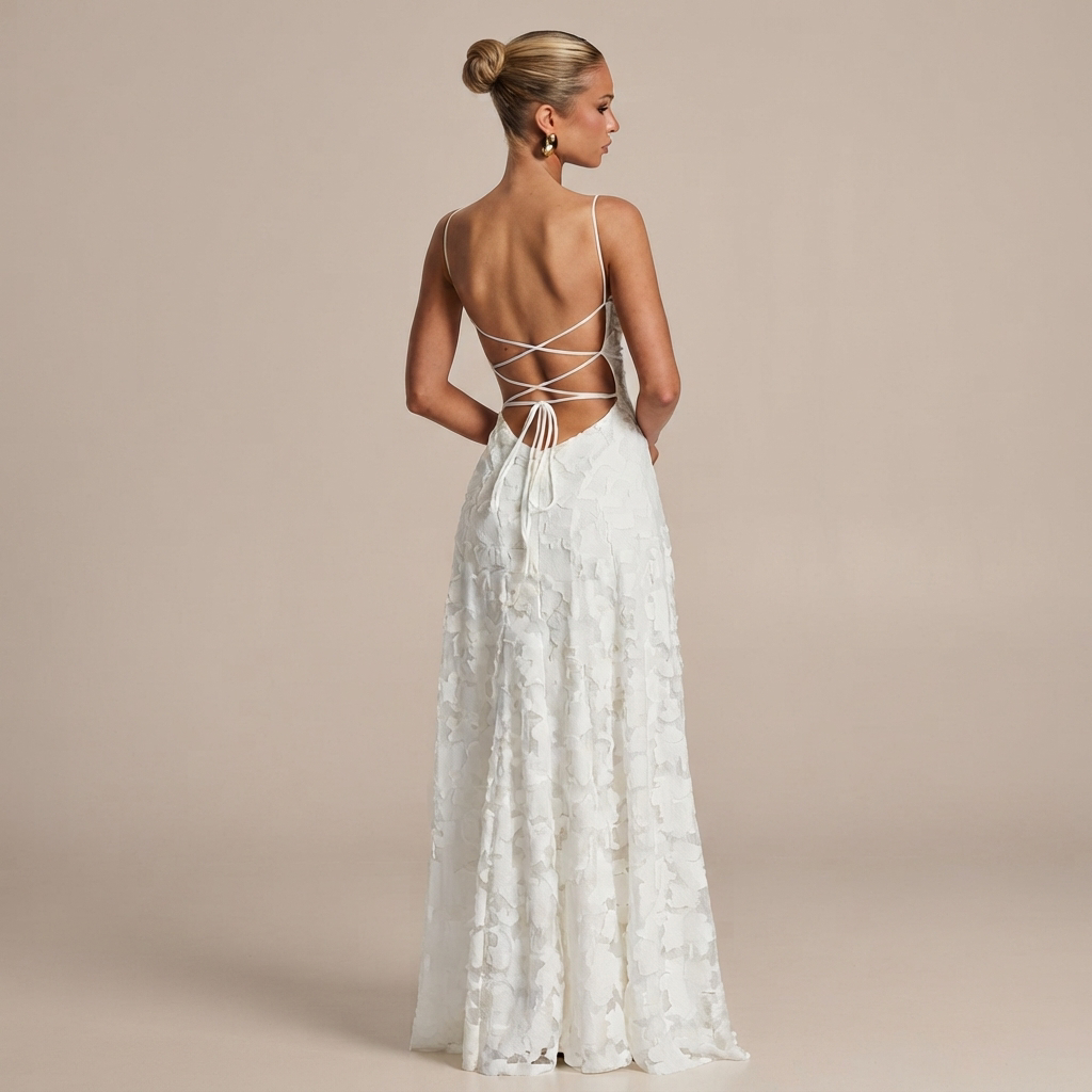 Helena - Vestido Maxi Elegante Sin Espalda