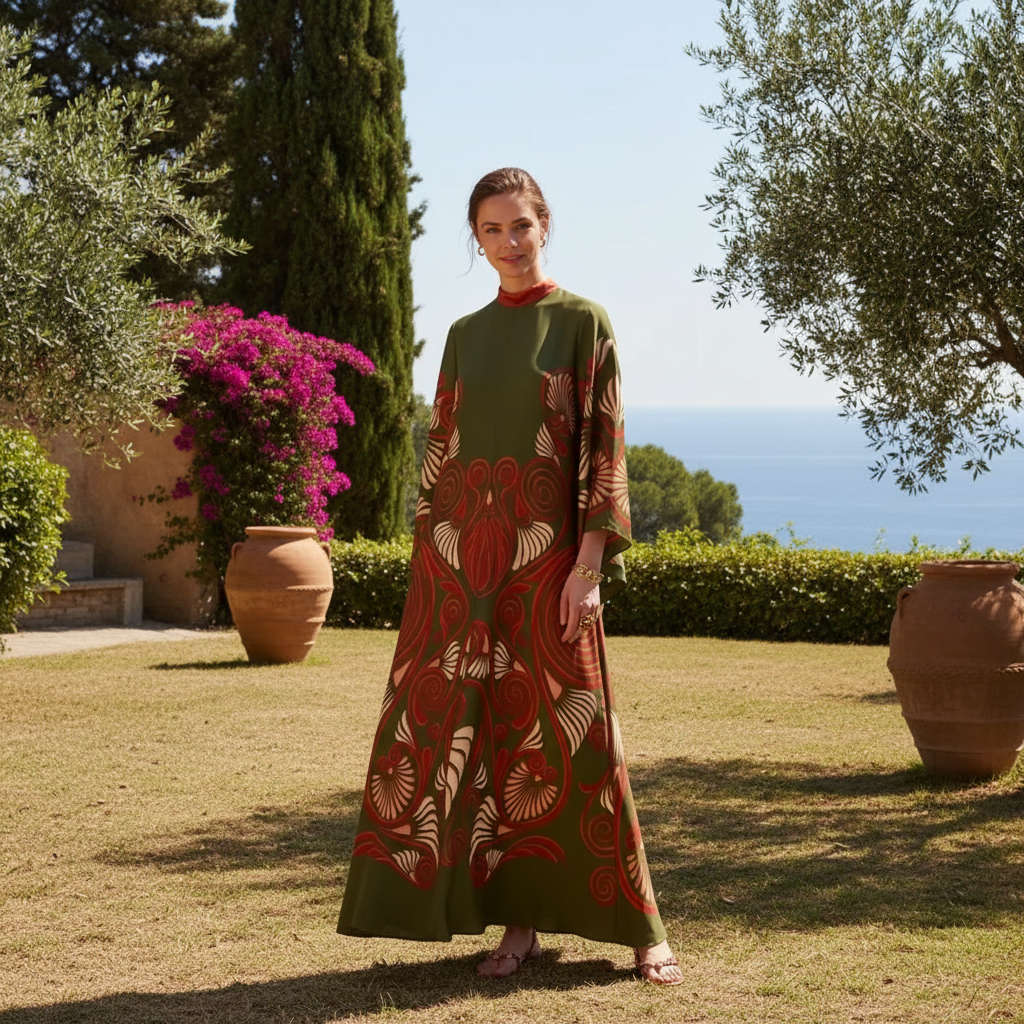 Kymbrea - Vestido Maxi Suelto y con Estilo