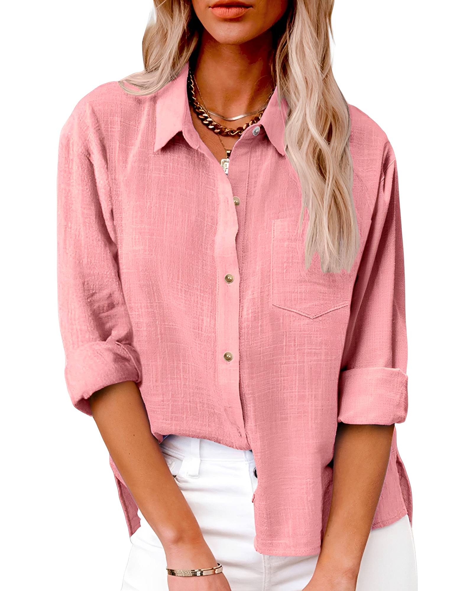 Massima - Camisa Moderna con Botones